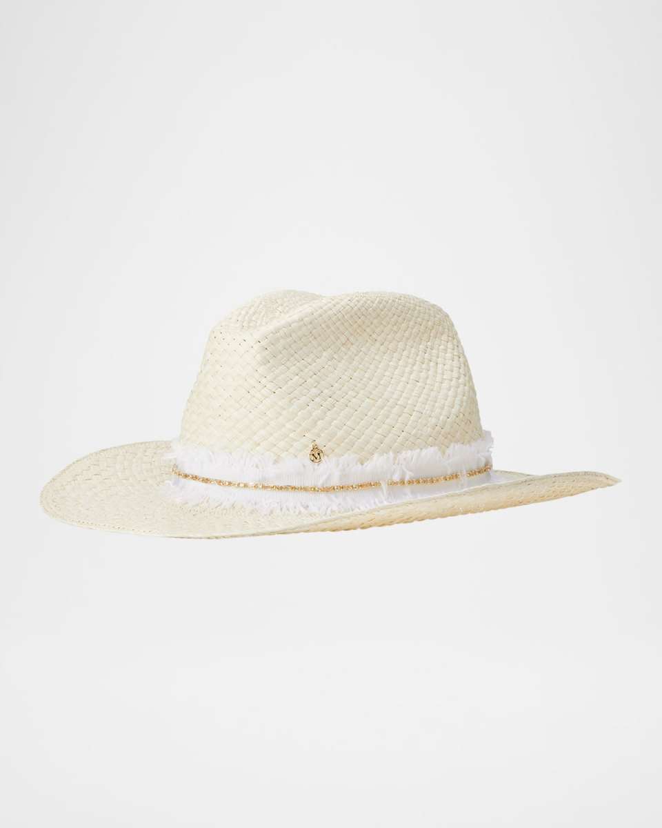 Austin Denim Strass Straw Cowboy Hat
